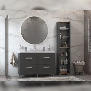 Пенал (40см) Velvex Orlando pn.ORL.40, графит